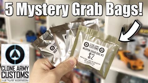 clone army customs grab bag|FIRST EVER CLONE ARMY CUSTOMS HAUL!!! Weapon Grab Bag Opening .